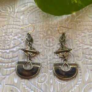 VINTAGE  Edgar Berebi pierced earrings, signed